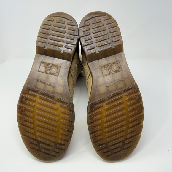 Dr. Martens Festival 11810 Butterfly Tan Leather Boots/ vintage rare style - Picture 8 of 16
